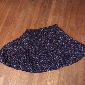 Old Navy, Skirt, Navy Blue, Elastic Waistband;